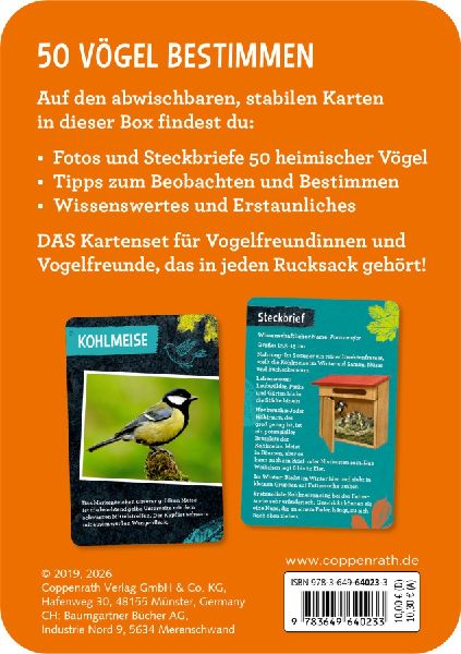 50 Vögel bestimmen