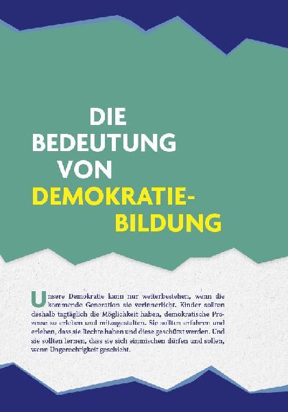 Demokratische Werte in der Praxis leben