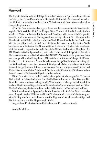 TRESCHER Reiseführer Lausitz