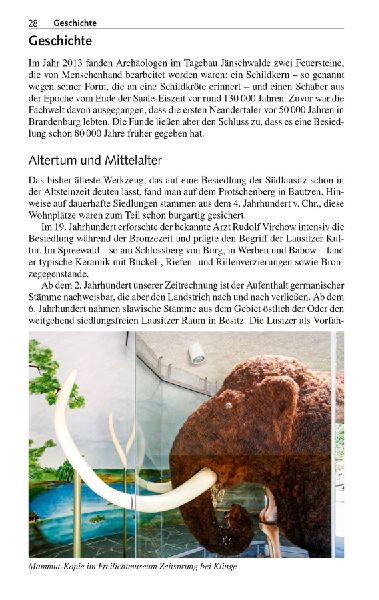 TRESCHER Reiseführer Lausitz