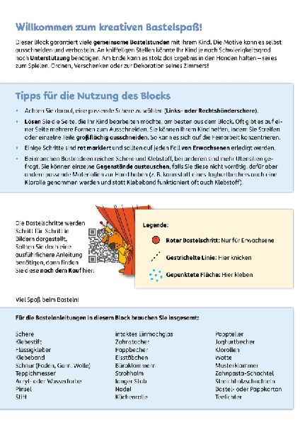 Lass uns basteln - Bastelbuch ab 4 Jahre - Fahrzeuge