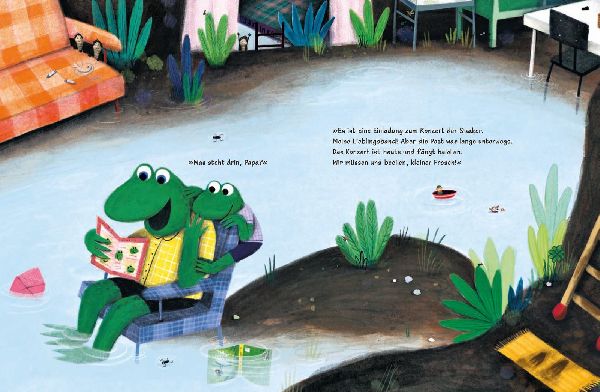 Komm mit, kleiner Frosch