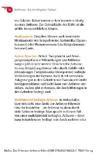 Die 50 besten Arthrose-Killer