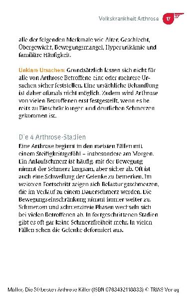 Die 50 besten Arthrose-Killer