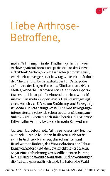 Die 50 besten Arthrose-Killer