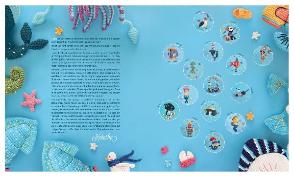 Amigurumis und Meer häkeln - Deine zauberhaften Unterwasserfreunde | Seepferdchen, Meerjungfrau, Rochen und andere süße Meeresbewohner