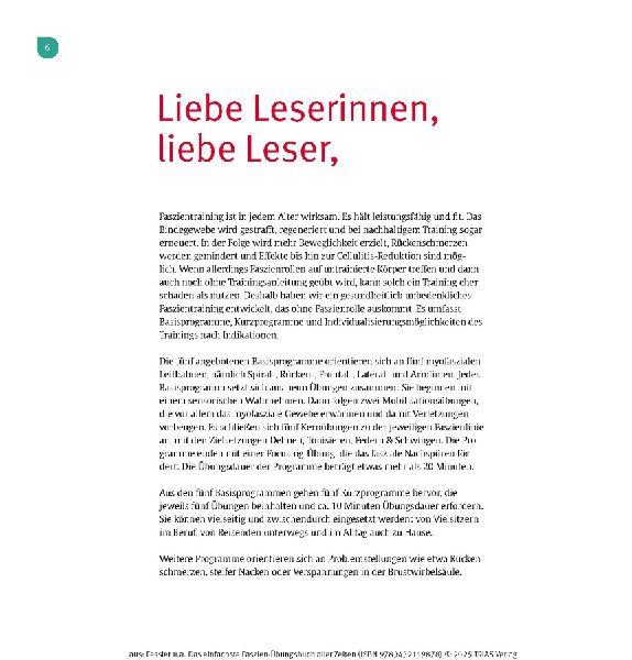 Das einfachste Faszien-Übungsbuch aller Zeiten