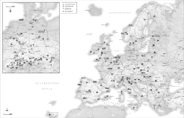 In 225 Reisen mit dem Zug durch Europa