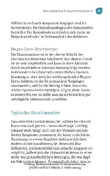 Richtig einkaufen Histamin-Intoleranz