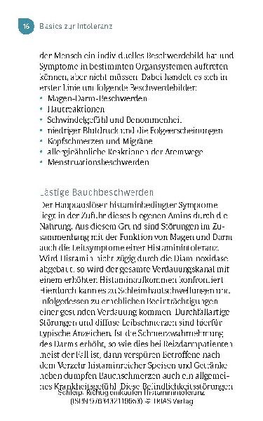 Richtig einkaufen Histamin-Intoleranz