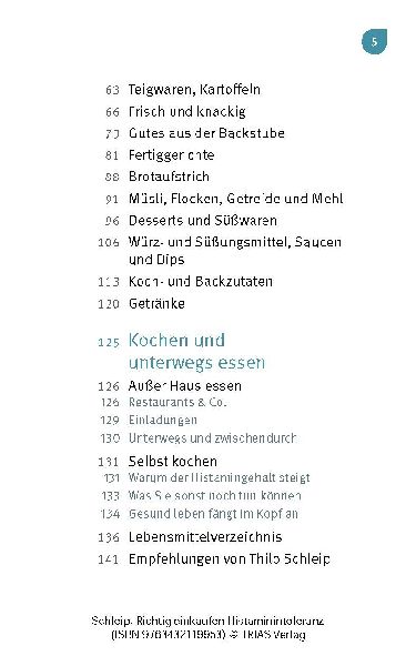Richtig einkaufen Histamin-Intoleranz