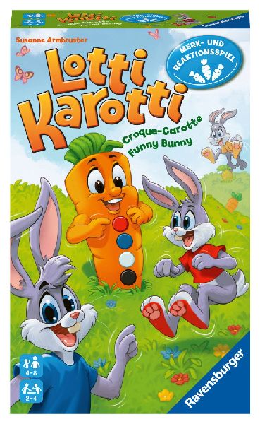 Ravensburger 20961 - Lotti Karotti, Mitbringspiel für 2-4 Spi...