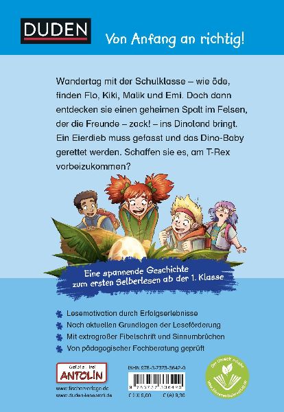 Duden Leseprofi - Dino-Baby in großer Gefahr, 1. Klasse
