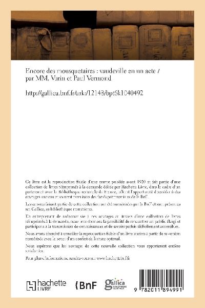 Encore des mousquetaires