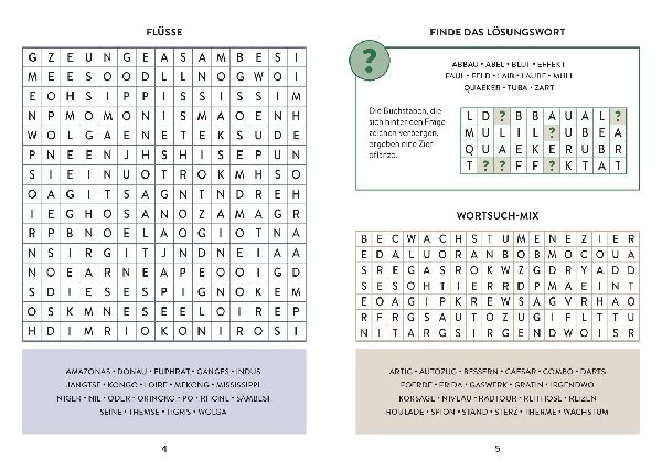 Wortsuchrätsel