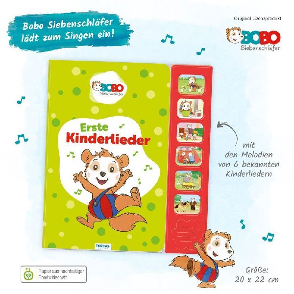 Trötsch Bobo Siebenschläfer Soundbuch Erste Kinderlieder