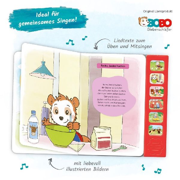 Trötsch Bobo Siebenschläfer Soundbuch Erste Kinderlieder