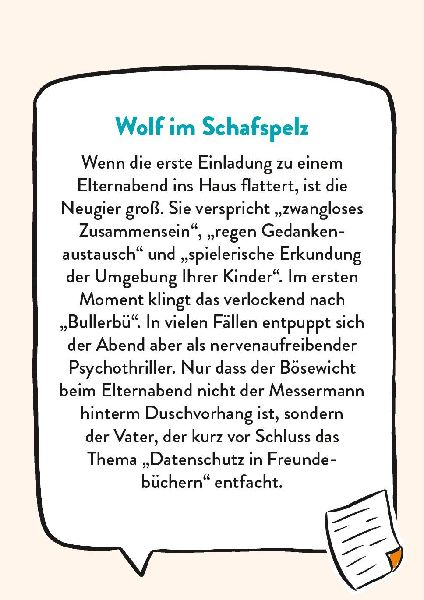 Survival Guide für den Elternabend