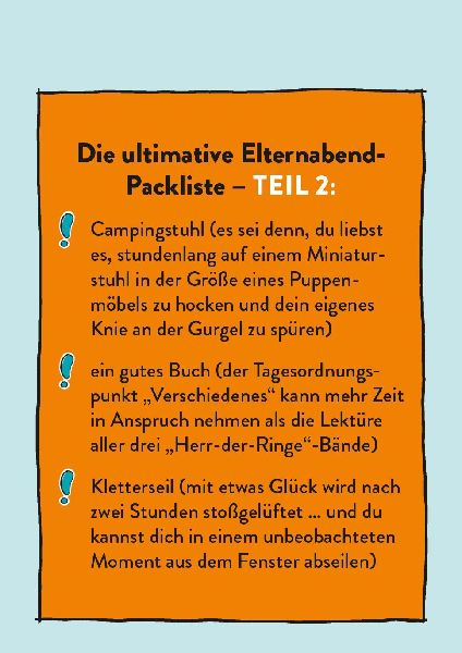 Survival Guide für den Elternabend