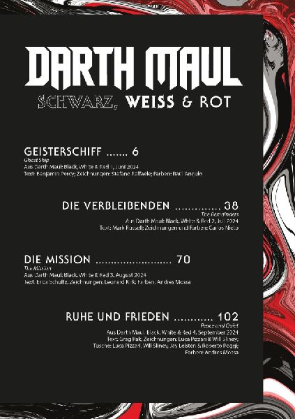 Star Wars Comics: Darth Maul - Schwarz, Weiß & Rot Deluxe