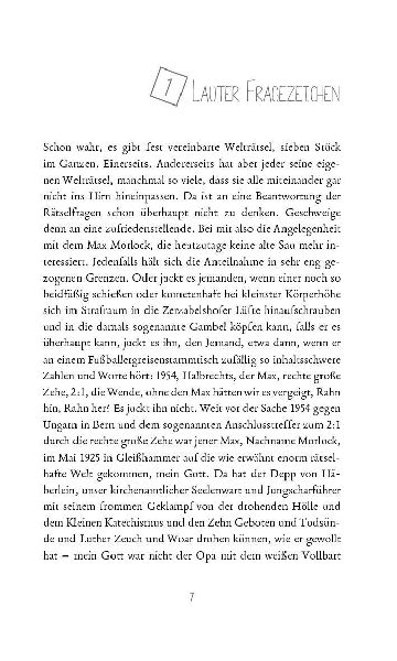 Wie ich einmal nicht der Morlock geworden bin