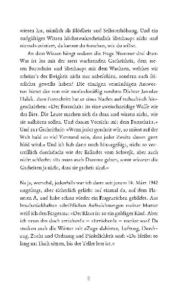 Wie ich einmal nicht der Morlock geworden bin