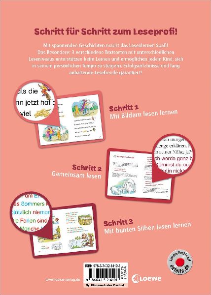 Lesenlernen in 3 Schritten - Die schönsten Fohlengeschichten