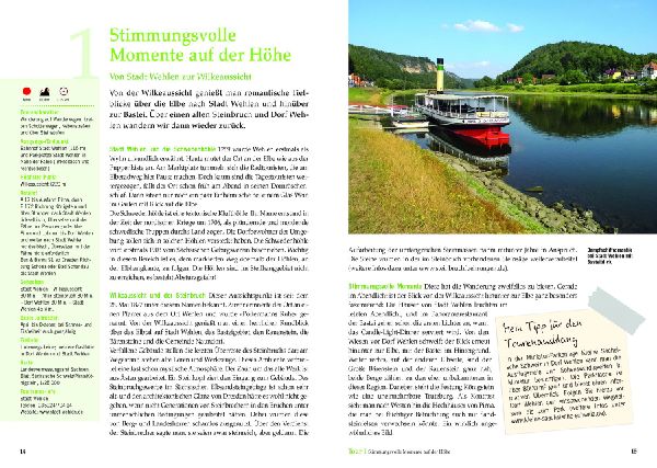 Wandertouren für Langschläfer Sächsische Schweiz