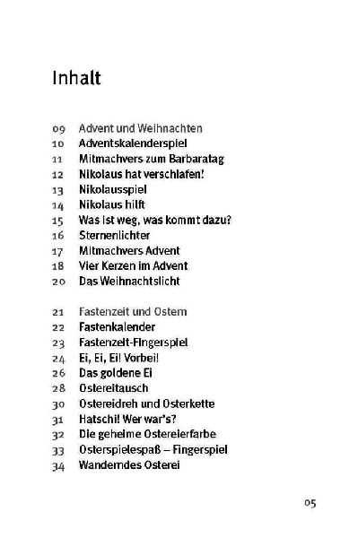 Die 50 besten Spiele für die Feste im Kirchenjahr für 3- bis 7-Jährige