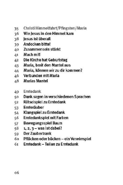 Die 50 besten Spiele für die Feste im Kirchenjahr für 3- bis 7-Jährige