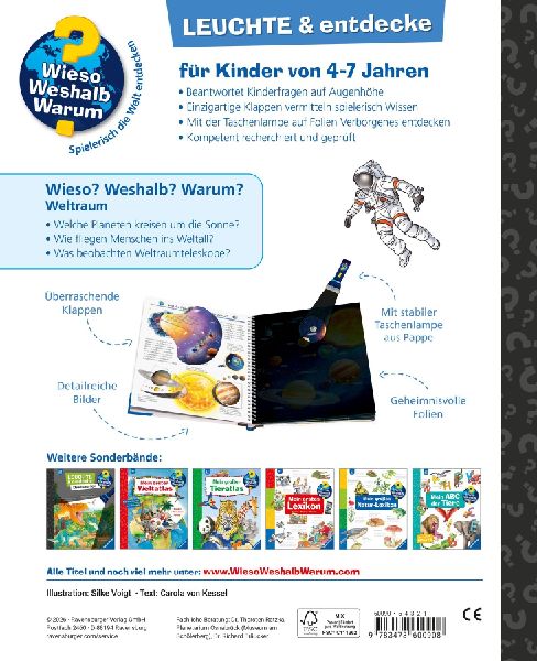 Wieso? Weshalb? Warum? Leuchte und entdecke - Weltraum