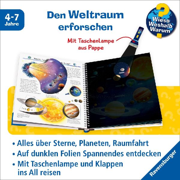 Wieso? Weshalb? Warum? Leuchte und entdecke - Weltraum