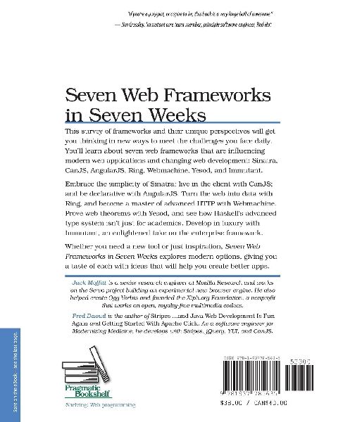 Seven Web Frameworks in Seven Weeks