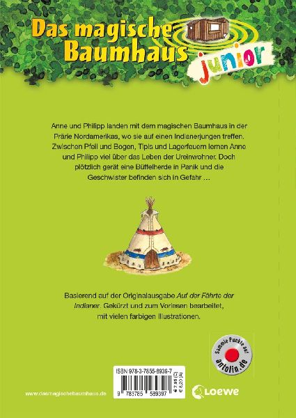 Das magische Baumhaus junior 16 - Auf dem Pfad der Indianer