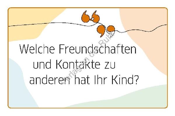 48 Impulskarten für gute Elterngespräche in der Schule