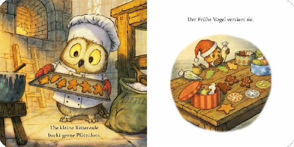 Die kleine Rittereule feiert Weihnachten