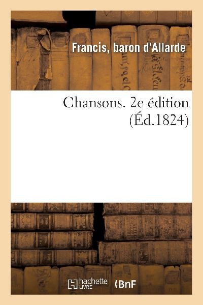 Chansons. 2e édition