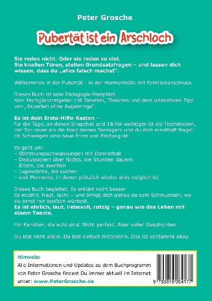 Pubertät ist ein Arschloch