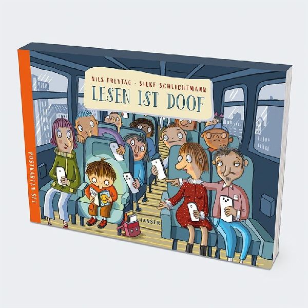 Lesen ist doof Postkarten-Set