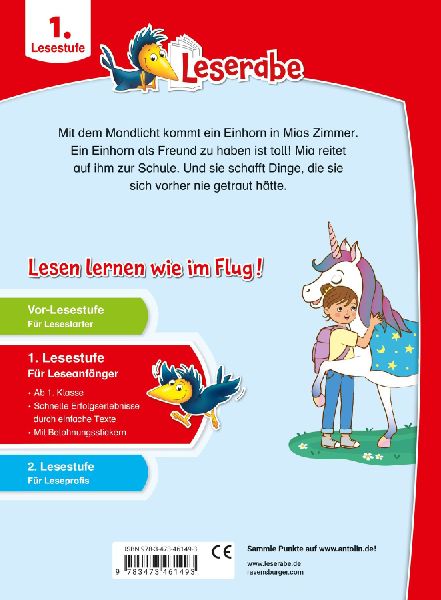 Leserabe - 1. Lesestufe - Mein Freund, das Einhorn