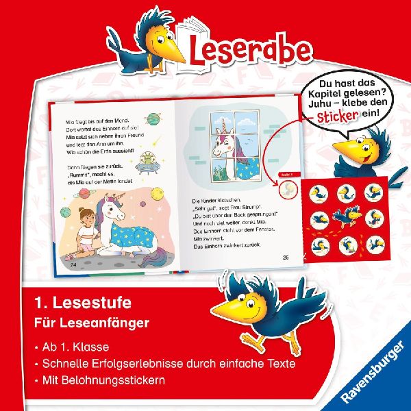 Leserabe - 1. Lesestufe - Mein Freund, das Einhorn