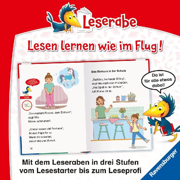 Leserabe - 1. Lesestufe - Mein Freund, das Einhorn