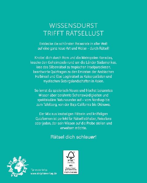 Reise um die Welt I Wissen in Rätseln