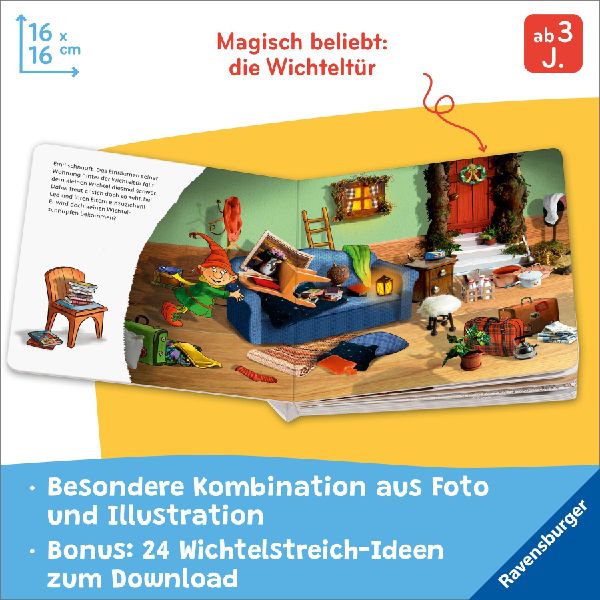 Hurra, der Wichtel ist da! Mein Wichteltür-Buch