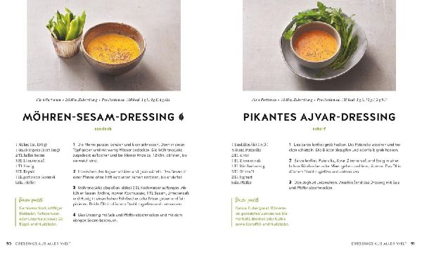 1 Salat - 50 Dressings