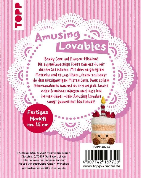 Amusing Lovables Häkelset Barry Cake