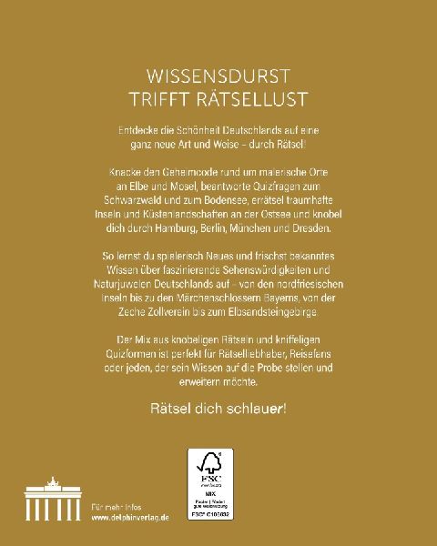 Reise durch Deutschland I Wissen in Rätseln