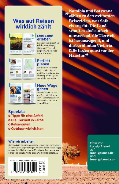 LONELY PLANET Reiseführer Namibia & Botswana