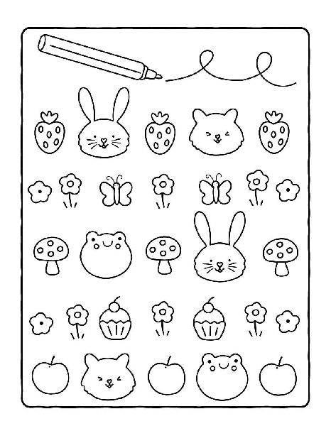 Cozy Friends: Wohlfühl-Malblock Cozy Coloring | Ausmalen und entspannen