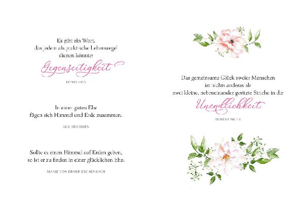 Alles Liebe zur Hochzeit